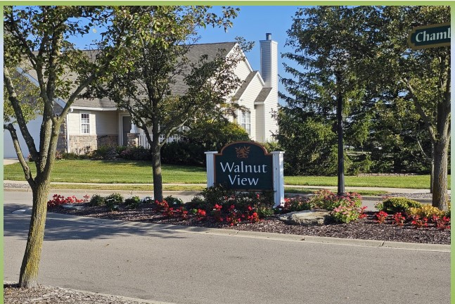 Walnut View front property sign
